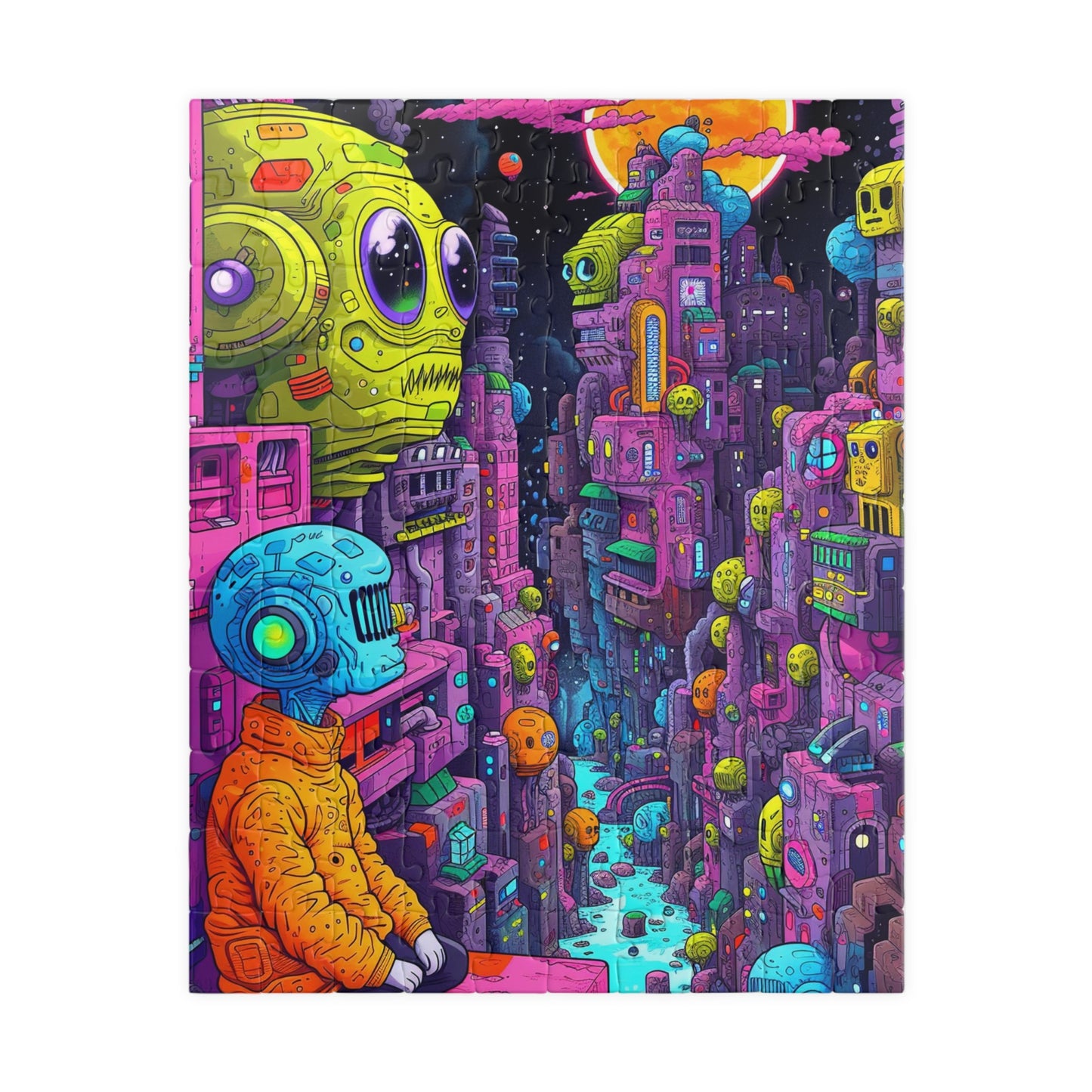 Cosmic Contemplation Jigsaw Puzzle