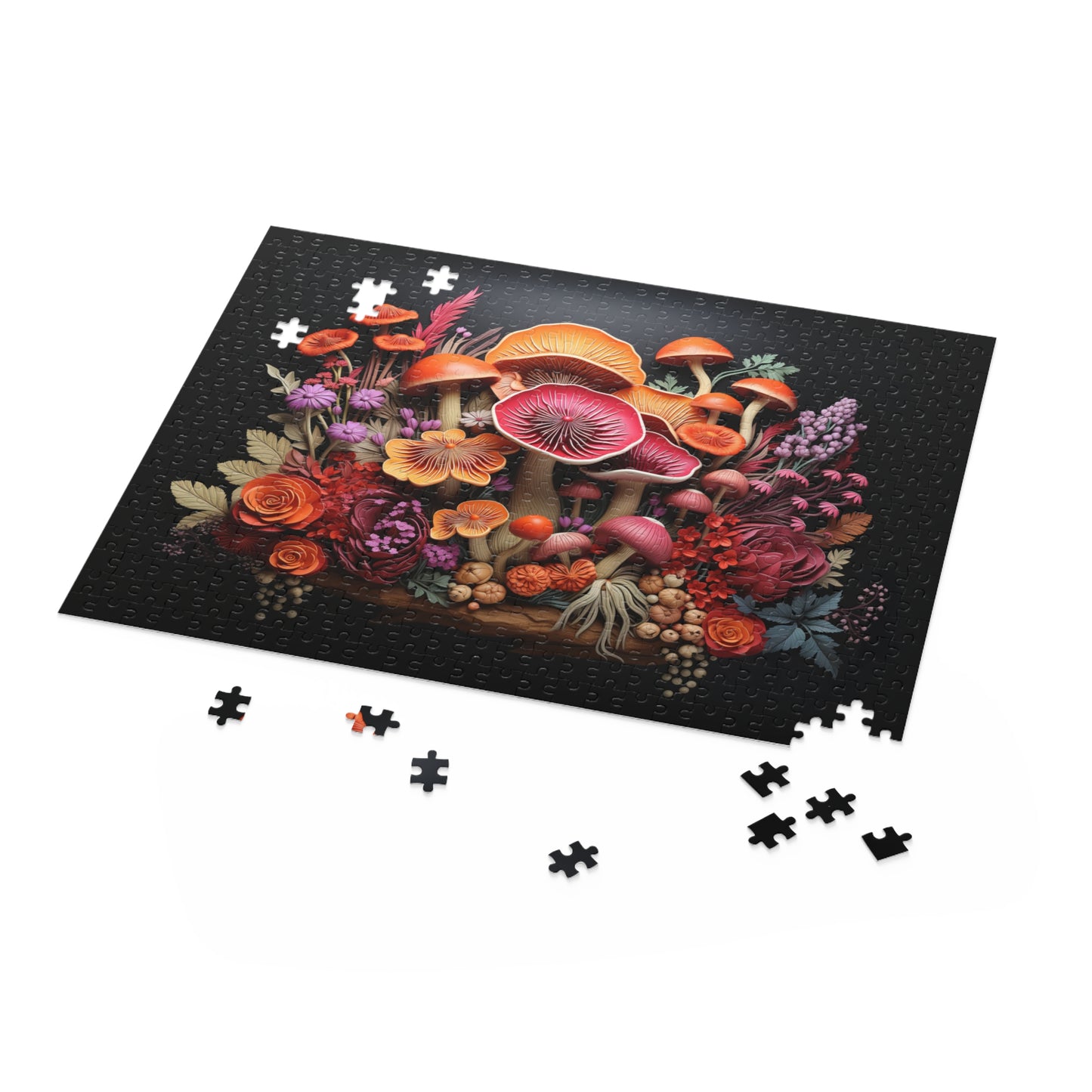 Mycological Bouquet - Elegant Jigsaw Puzzle Gift
