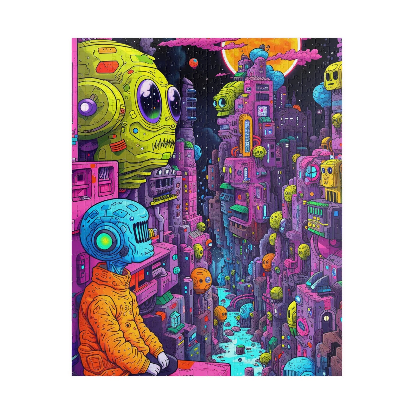 Cosmic Contemplation Jigsaw Puzzle