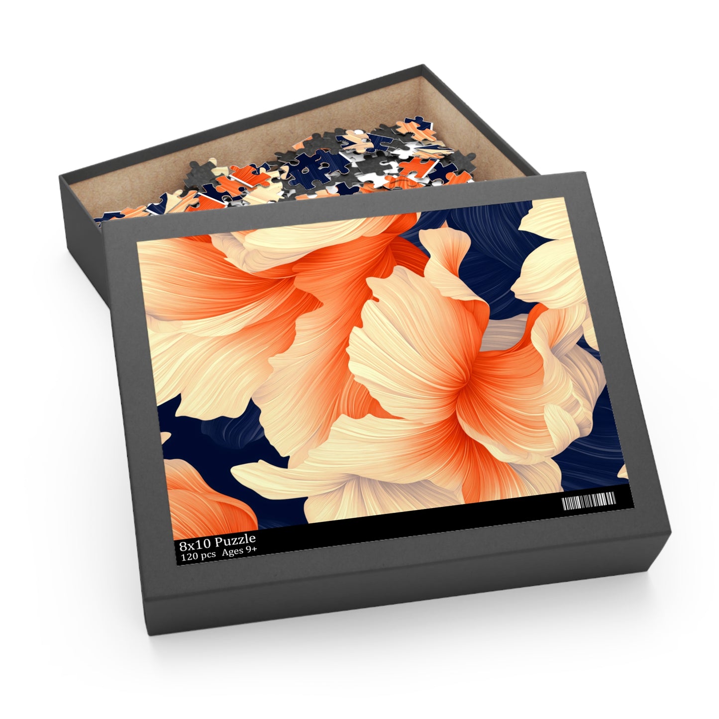 Floral Harmony - Elegant Jigsaw Puzzle Gift