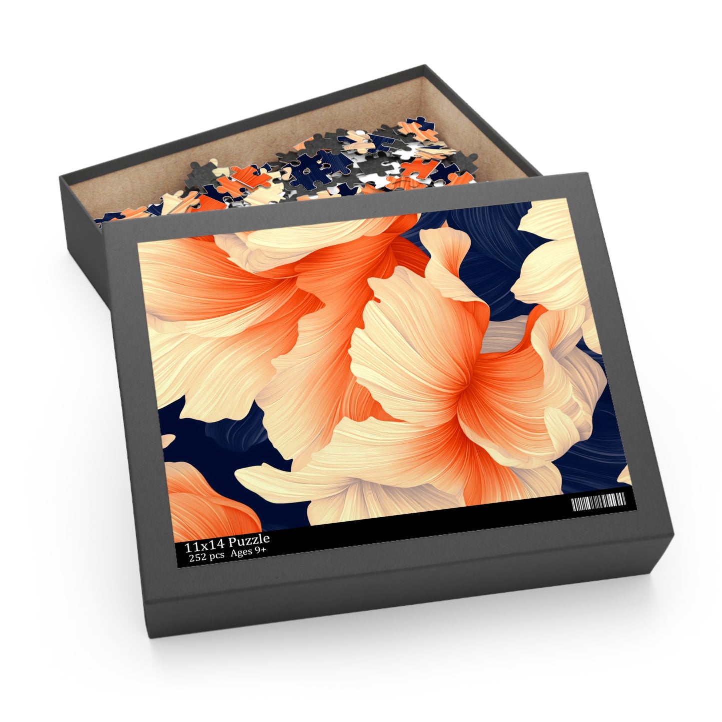 Floral Harmony - Elegant Jigsaw Puzzle Gift