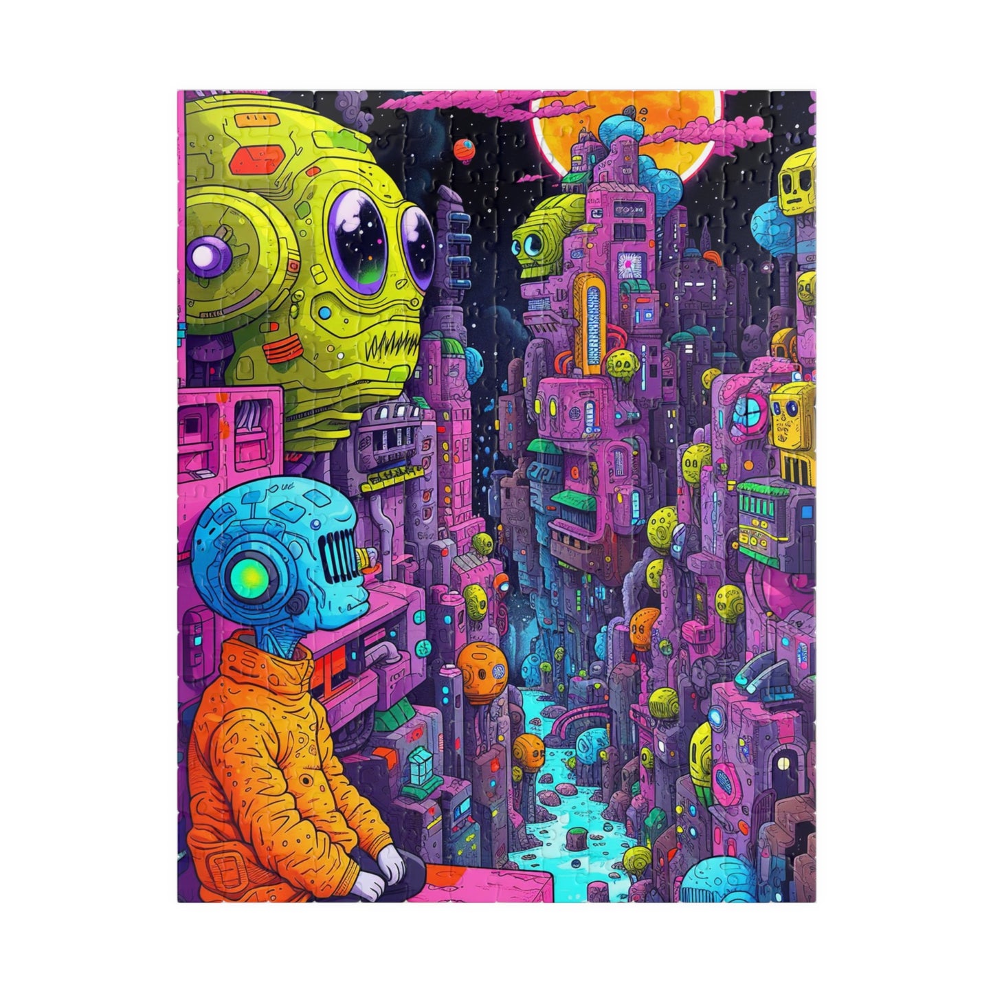Cosmic Contemplation Jigsaw Puzzle