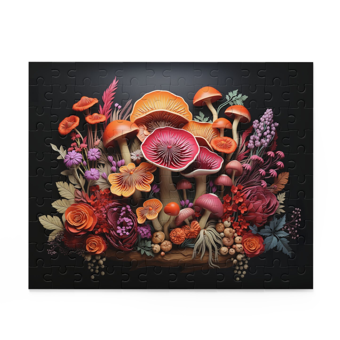 Mycological Bouquet - Elegant Jigsaw Puzzle Gift