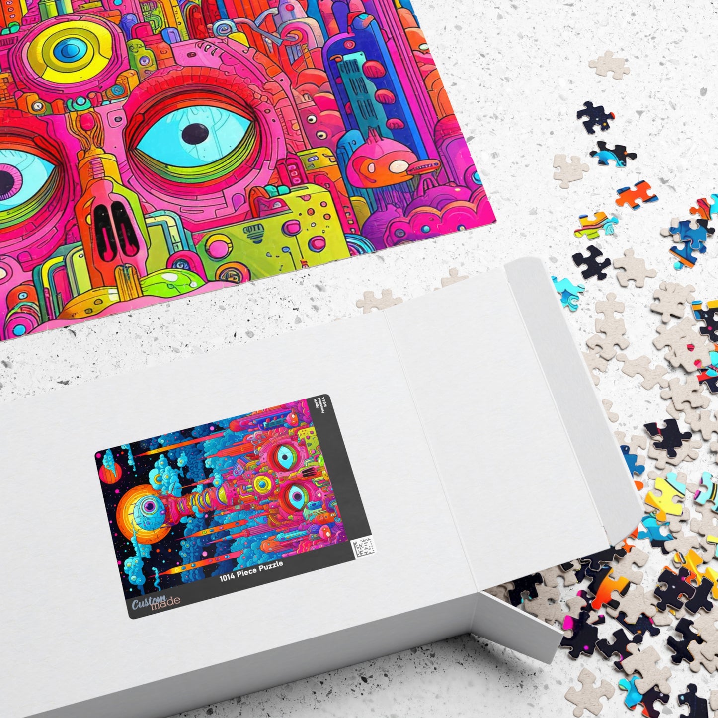 Cosmic Vision City Jigsaw Puzzle