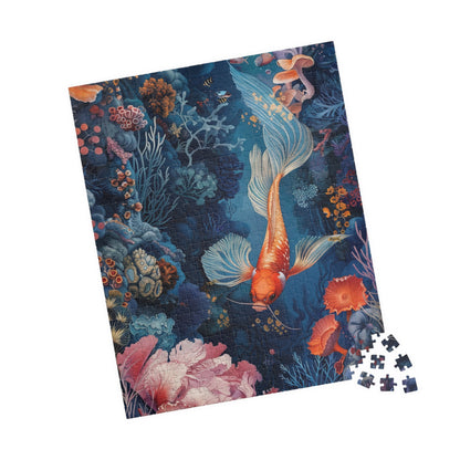 Angelic Coral Koi Jigsaw Puzzle