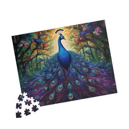 Majestic Peacock Jigsaw Puzzle