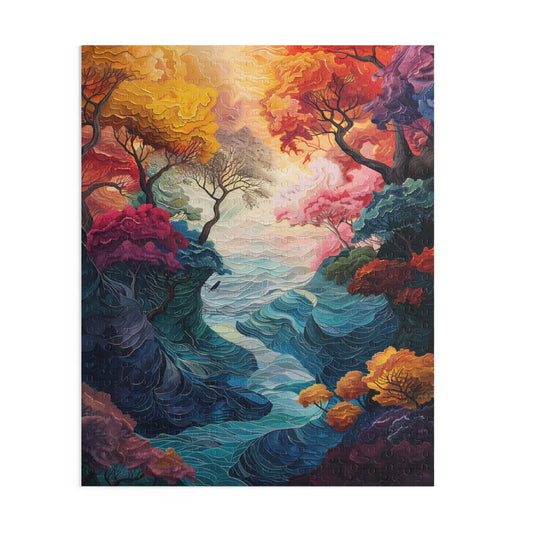 Serene Ravine  - Elegant Jigsaw Puzzle