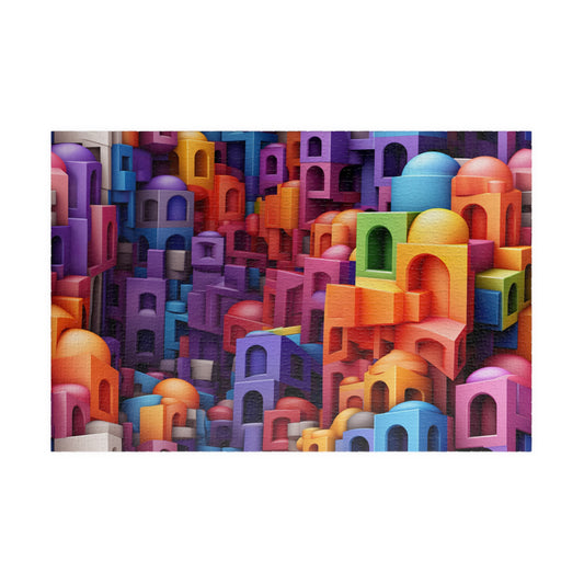 Puzzle Pleasers Flagship Design: Colorful Casbah 1000+ Piece Jigsaw