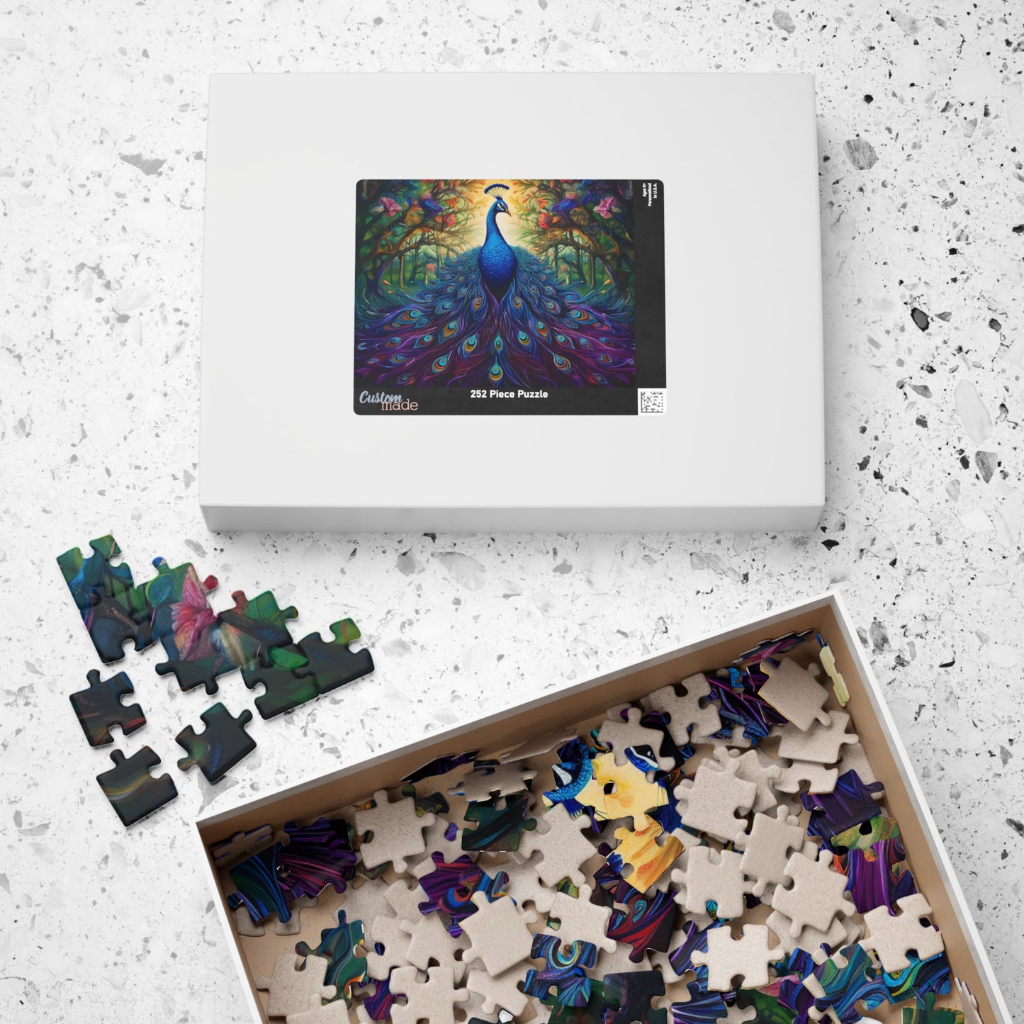 Majestic Peacock Jigsaw Puzzle