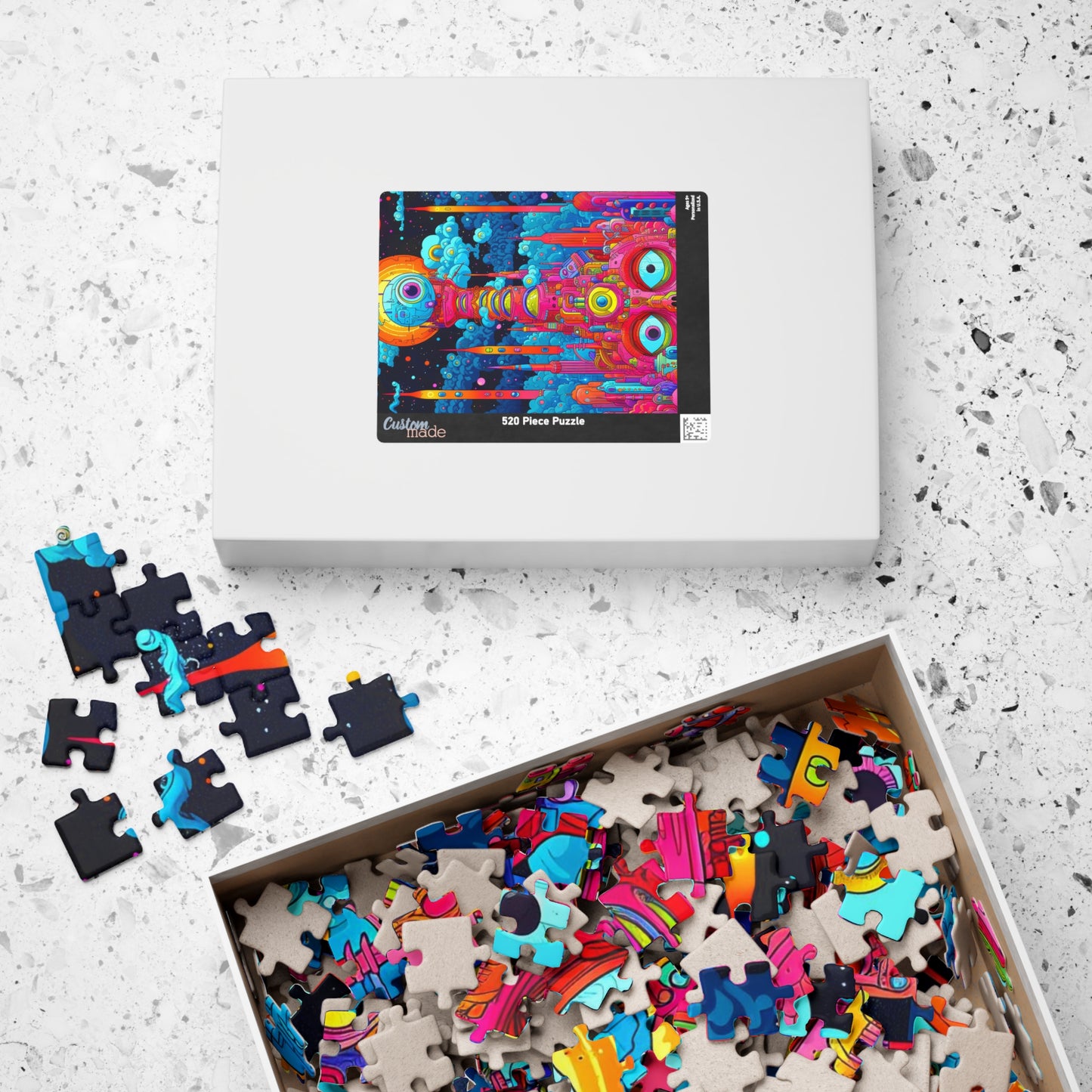 Cosmic Vision City Jigsaw Puzzle