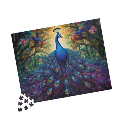 Majestic Peacock Jigsaw Puzzle