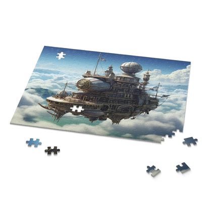 Skybound Citadel - Elegant Jigsaw Puzzle
