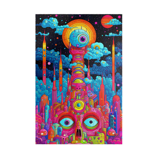 Cosmic Vision City Jigsaw Puzzle