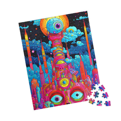 Cosmic Vision City Jigsaw Puzzle
