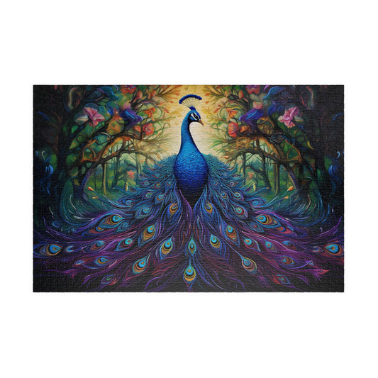 Majestic Peacock Jigsaw Puzzle