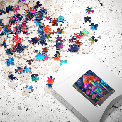 Glowing Mycology Jigsaw Puzzle