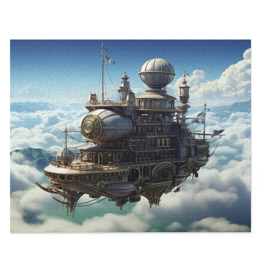 Skybound Citadel - Elegant Jigsaw Puzzle