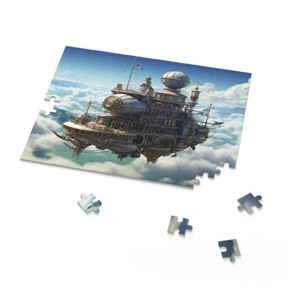 Skybound Citadel - Elegant Jigsaw Puzzle