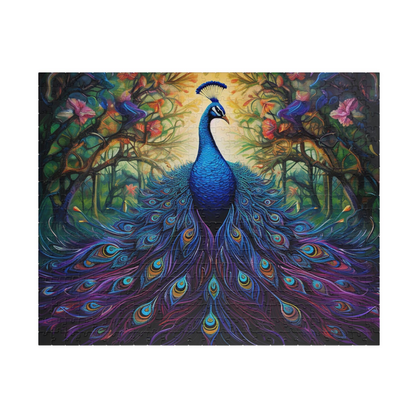 Majestic Peacock Jigsaw Puzzle