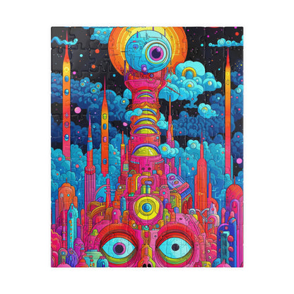 Cosmic Vision City Jigsaw Puzzle