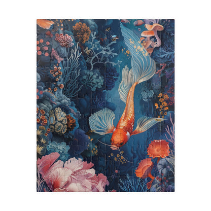 Angelic Coral Koi Jigsaw Puzzle