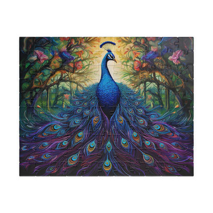 Majestic Peacock Jigsaw Puzzle