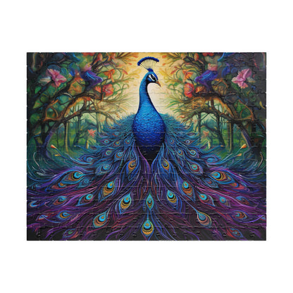 Majestic Peacock Jigsaw Puzzle