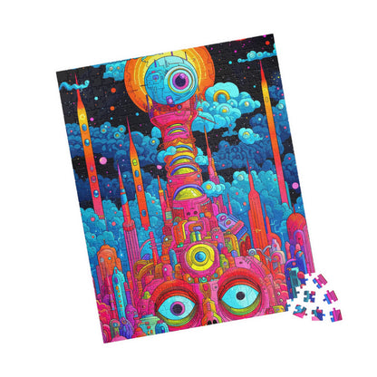Cosmic Vision City Jigsaw Puzzle
