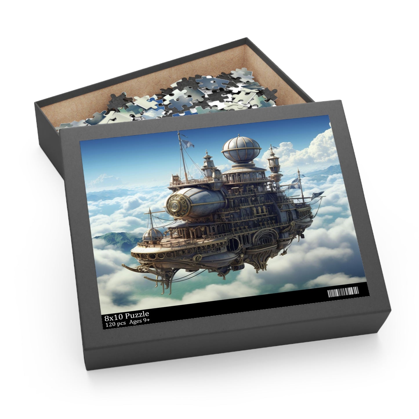 Skybound Citadel - Elegant Jigsaw Puzzle
