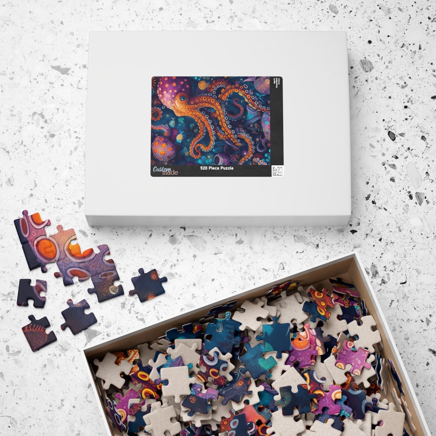 Octopus Kaleidoscope Jigsaw Puzzle