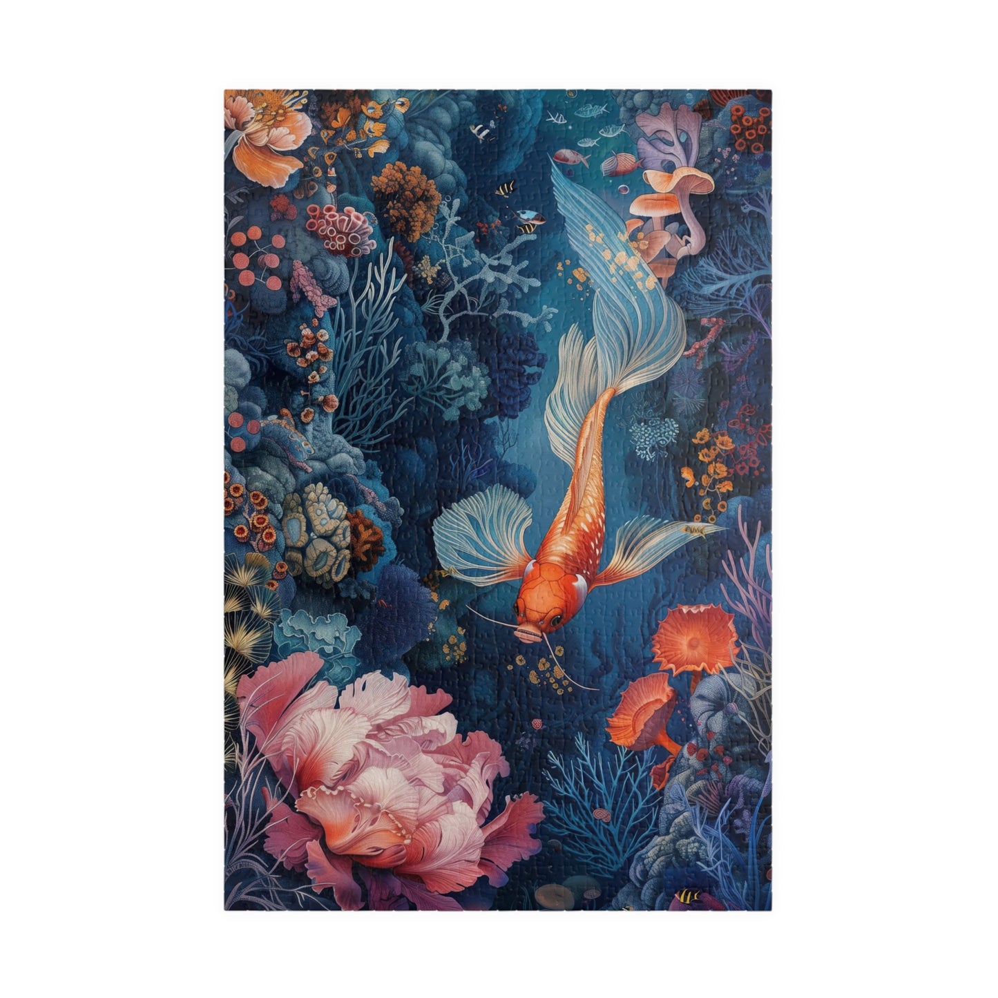 Angelic Coral Koi Jigsaw Puzzle