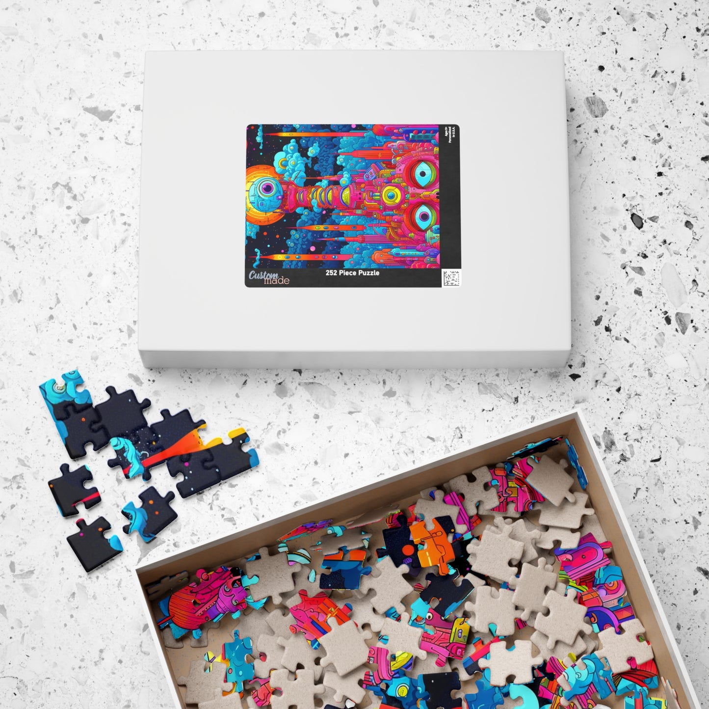 Cosmic Vision City Jigsaw Puzzle