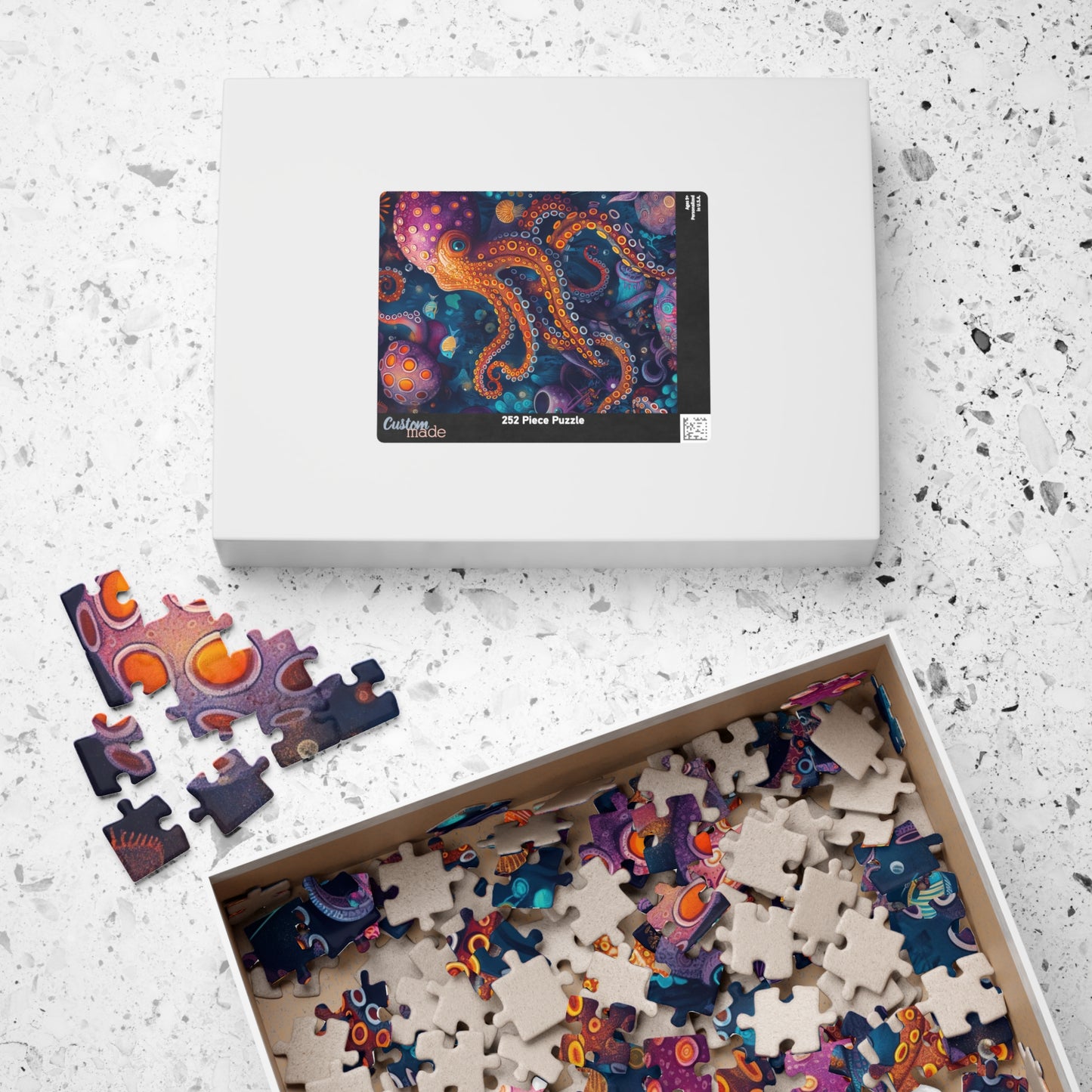 Octopus Kaleidoscope Jigsaw Puzzle