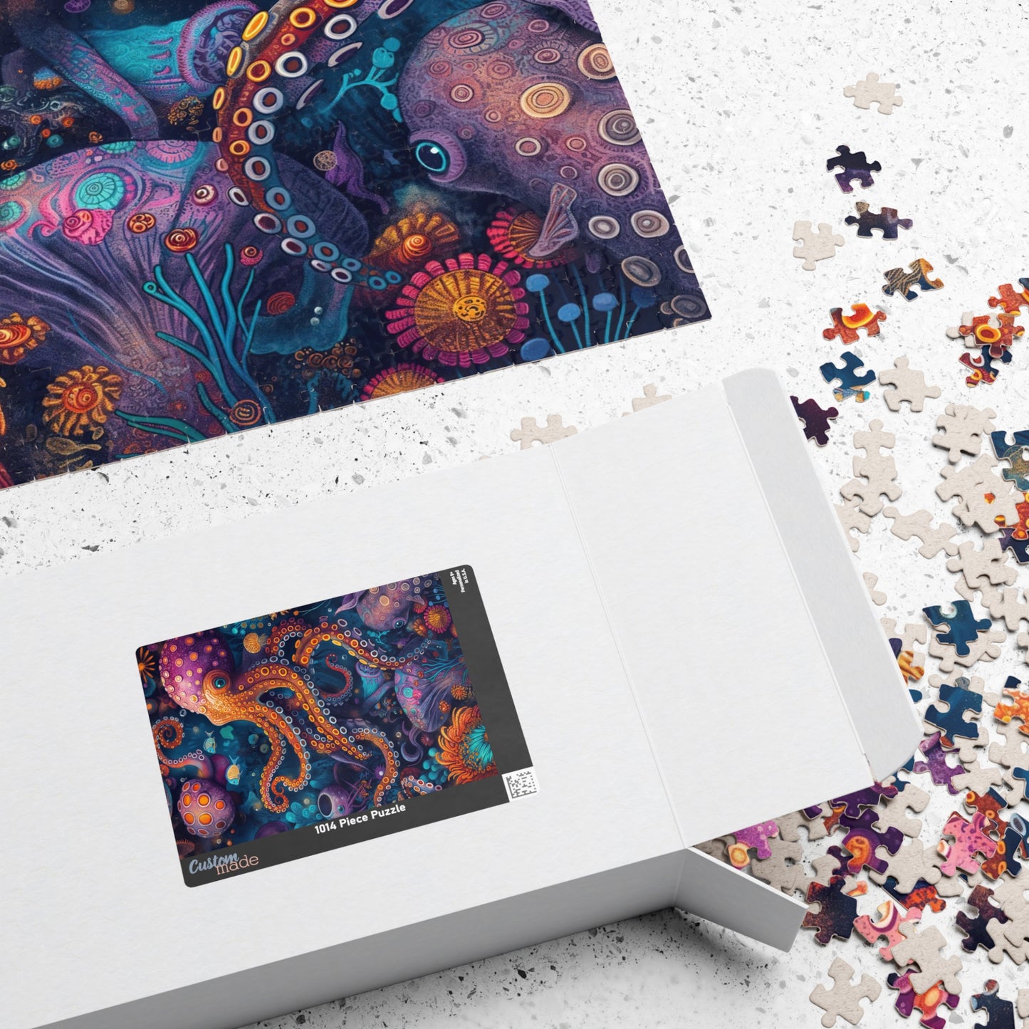 Octopus Kaleidoscope Jigsaw Puzzle