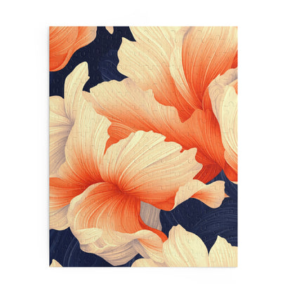 Floral Harmony - Elegant Jigsaw Puzzle Gift