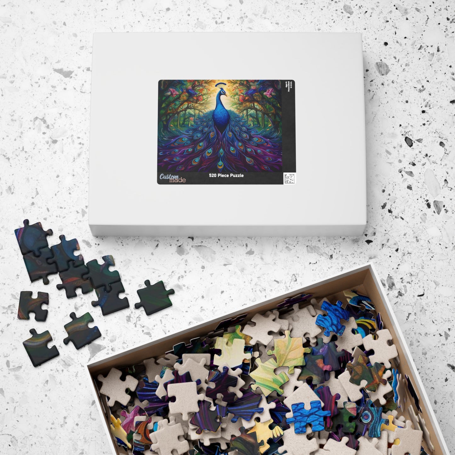 Majestic Peacock Jigsaw Puzzle